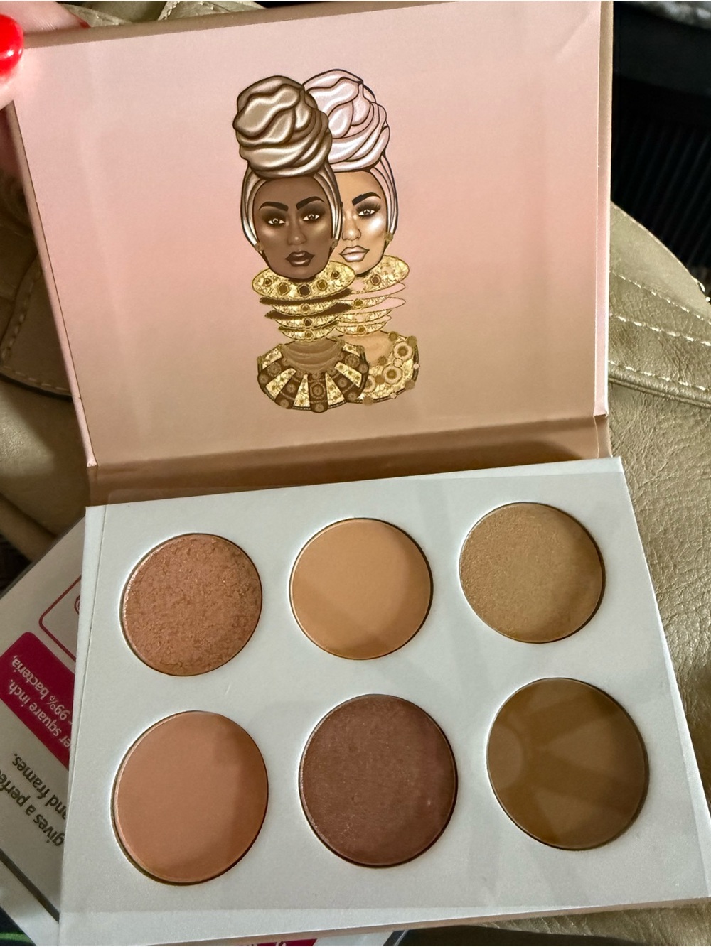 Neutral Matte & Shimmer Face Palette - Warm Brown Blend
